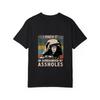 T-Shirt White I Knew It Im Surrounded By Assholes Vintage Graphic Print for Casual Wear