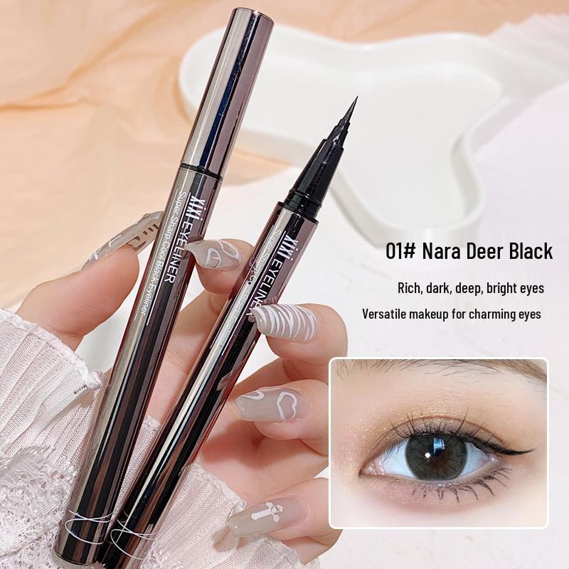 Xixi Smooth Fine Waterproof Eyeliner Pen - Ultra-Fine, Smudge-Proof for Eyes and Lower Lash Shadow.