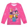 Children's Witch  Girls Printed Suit Long Sleeve Pants Suit