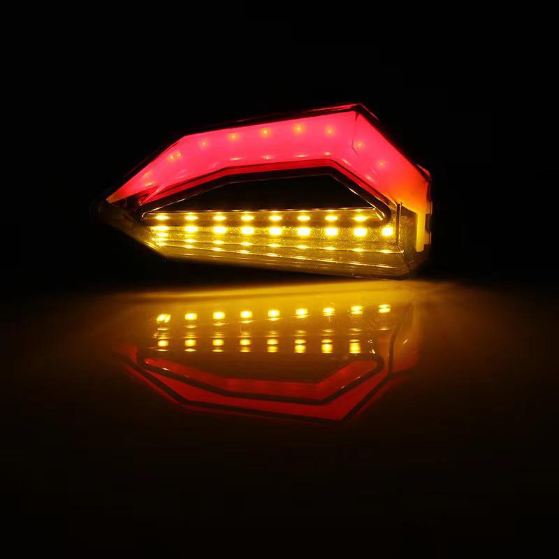 1pcs DC12V LED Motorcycle Turn Signal Lights Bendable Motorbike Amber Indicator Blinker Moto Front Lights Signal Lamp