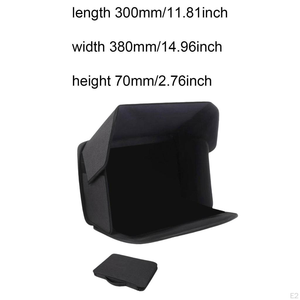 16" Laptops Privacy Screen Hood Travel Portable Lightweight Laptop Shade Bag for Working Outside