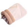 Winter Cats Velvets Fleece Bed Soft Barrels Shape Bed Comfortable Lounger Bed Sleep Bag for Warmth Cold Weather Cats Cave Bed