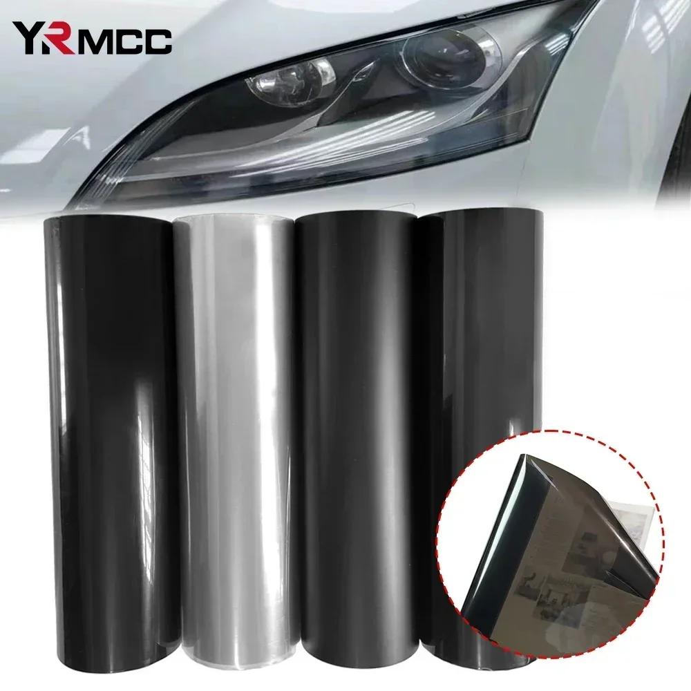 Car Headlight Tinting Film Fog Light Taillight Tint Vinyl Warp Black Car Sticker Lamp Protection Film Vinyl for Cars Accessories