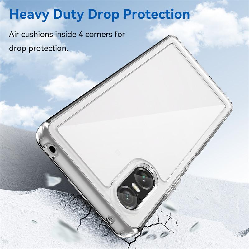 For Sony Xperia 10 VI Case Sony Xperia 10 VI Cover Funda Shockproof Clear PC + TPU Silicone Phone Back Cover Sony Xperia 10 VI