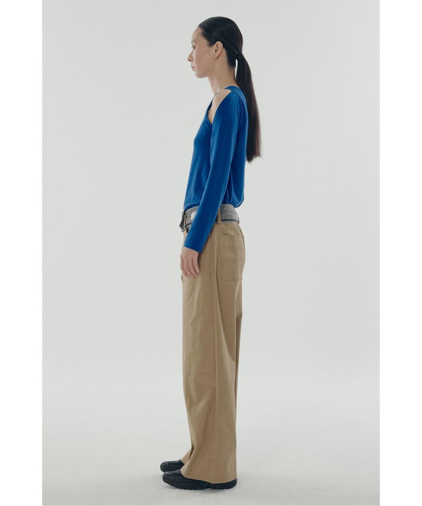 RECODE Waist Band Big Pocket Pants