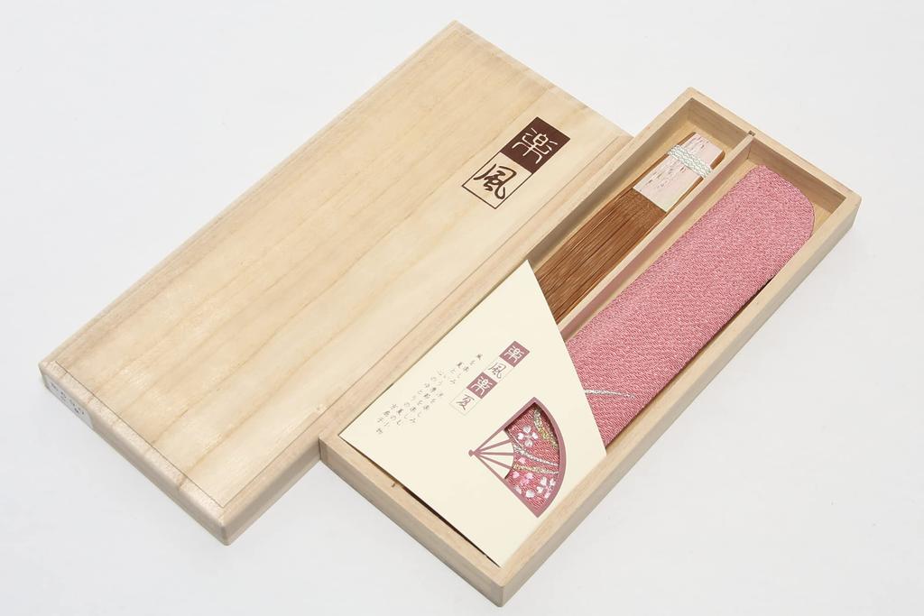 Fächer für mit Fächeretui und Präsentationsbox Kirsche [Hasegawa] Kyoto-Stil Frauen, handbemalt, (Bergblüte)