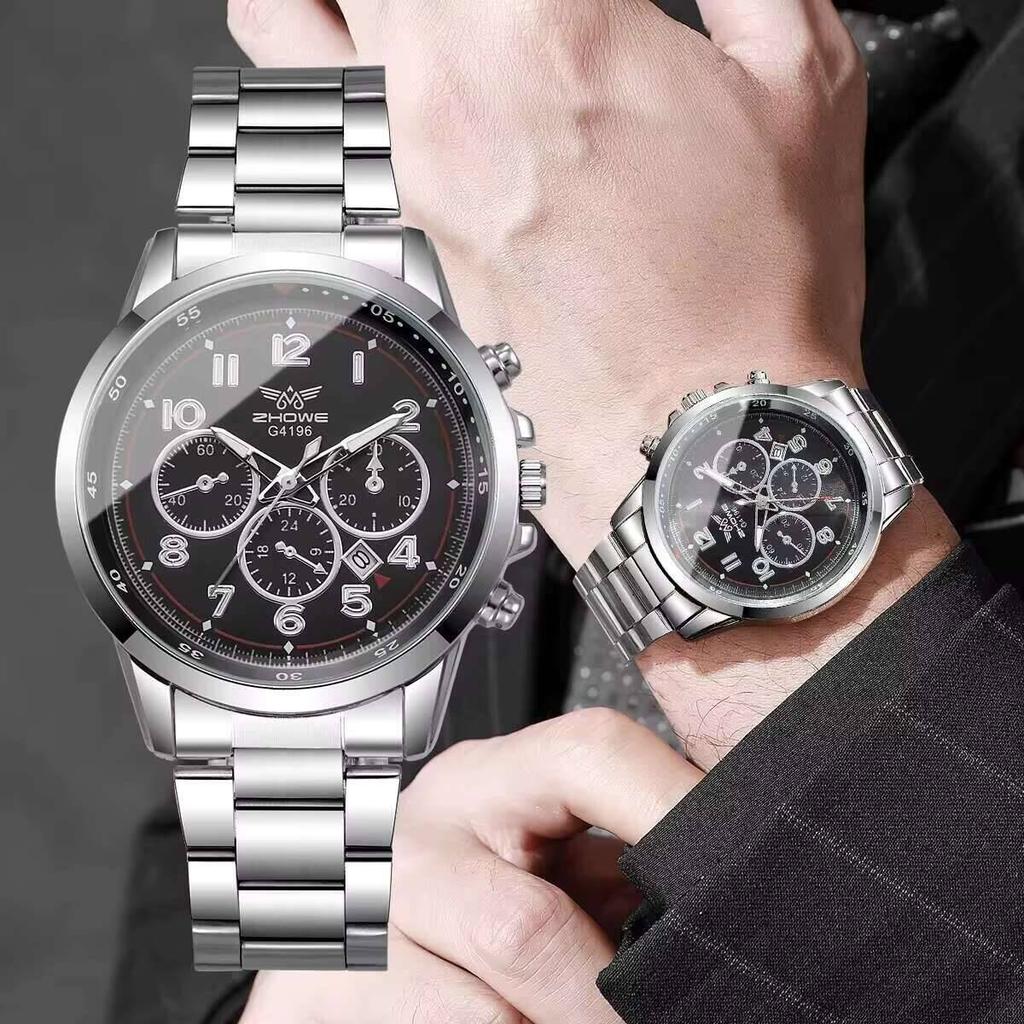 Luxury Men Business Watches Fashion Date Calendar Quartz Watch Reloj Hombre