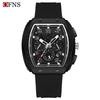 Oufanni Sportive Quartz Chronograph: Stylish Tonneau Men's Watch for Students with Multifunctional Design