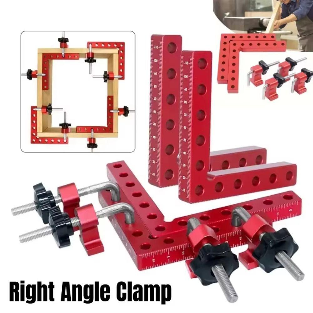3/6/12/16Pcs Auxiliary Fixture Corner Clamp Aluminum Zinc Zinc Alloy Positioning Squares Woodworking