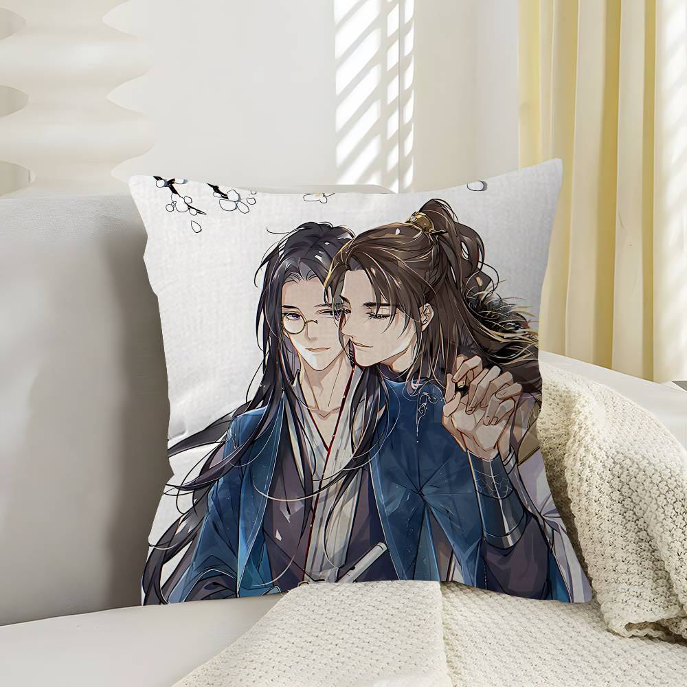 Priest Anime Sha Po Lang Maple Design Cushion Cover Happy Autumn Harvest Decor Holiday Decorati Pillow Cover