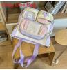 College Style Nylon Backpack With Fabric For School Use