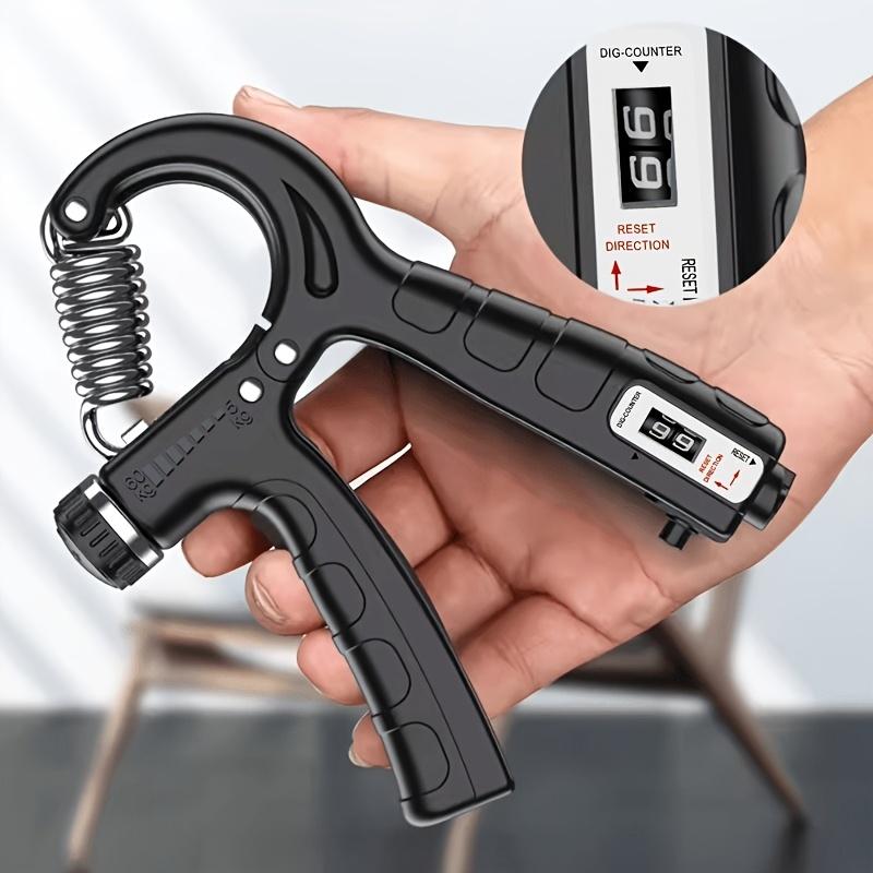 Upgraded Adjustable Grip Strengthener, Heavy-Duty Fitness Hand and Forearm Trainer, 11-220 Lbs Resistance Adjustment, Strength Training Equipment