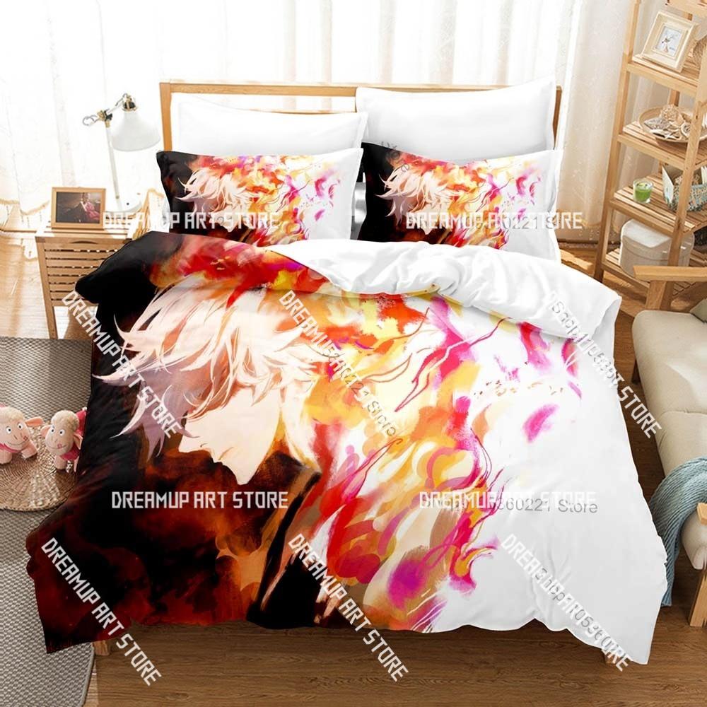 3D Printed Anime Hell’s Paradise Bedding Set for Boys Girls Duvet Cover Pillowcase Twin Queen King Full Single Double Sizes