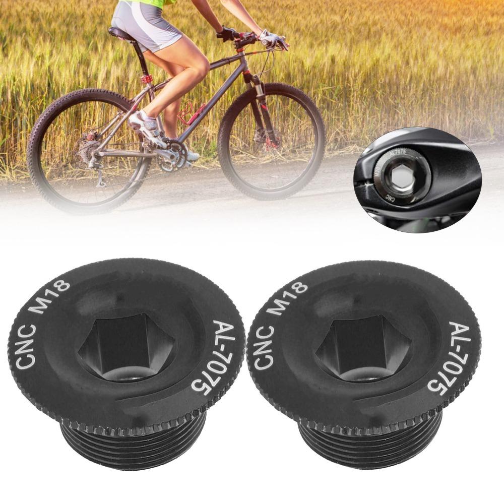 2Pcs Aluminum Alloy Crank Arm Fixing Bolt 18mm Crank Arm Screws  Cycling Parts