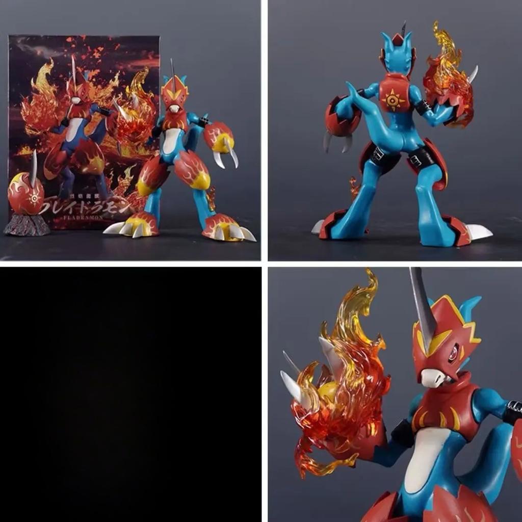18cm Anime Digital Monster Fladramon Action figure Toys