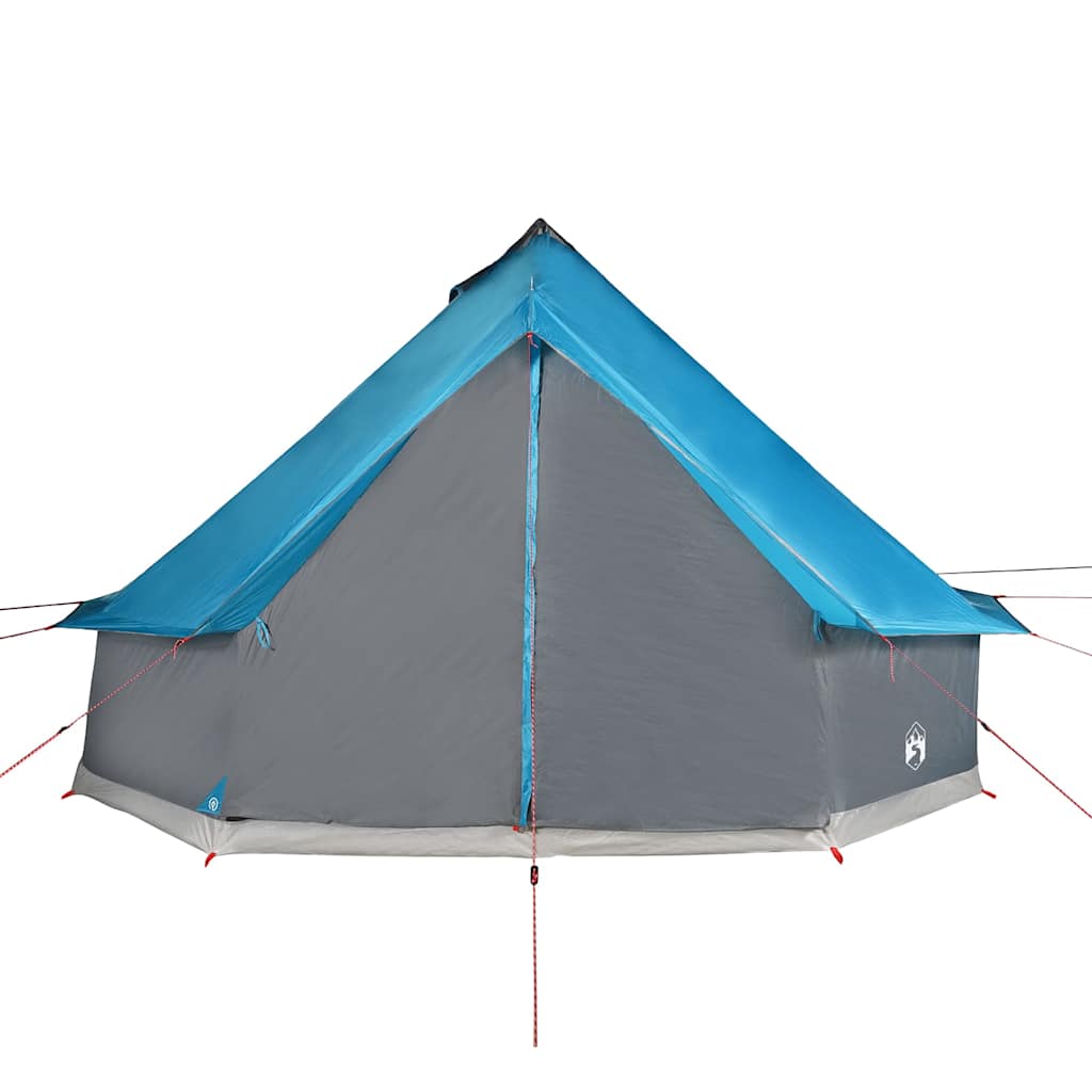 Tipi Family Tent for 10 Persons Blue Waterproof