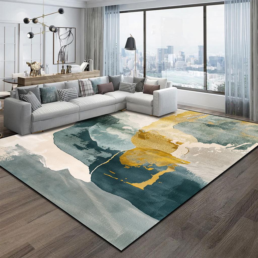 Nordic Abstract Style Carpets Living Room Decoration Large Area Rugs Bedroom Decor Floor Mat