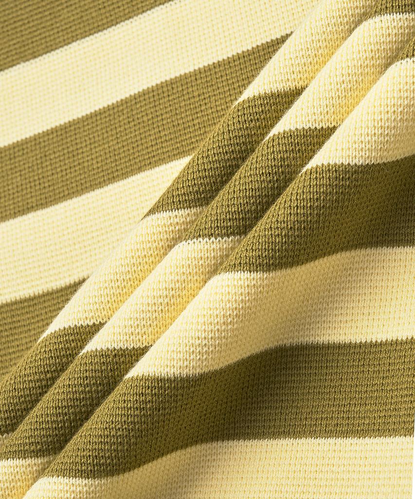 SUNNEI Block Round Neck Knit - Olio:Banana / Crtwmtop0017134
