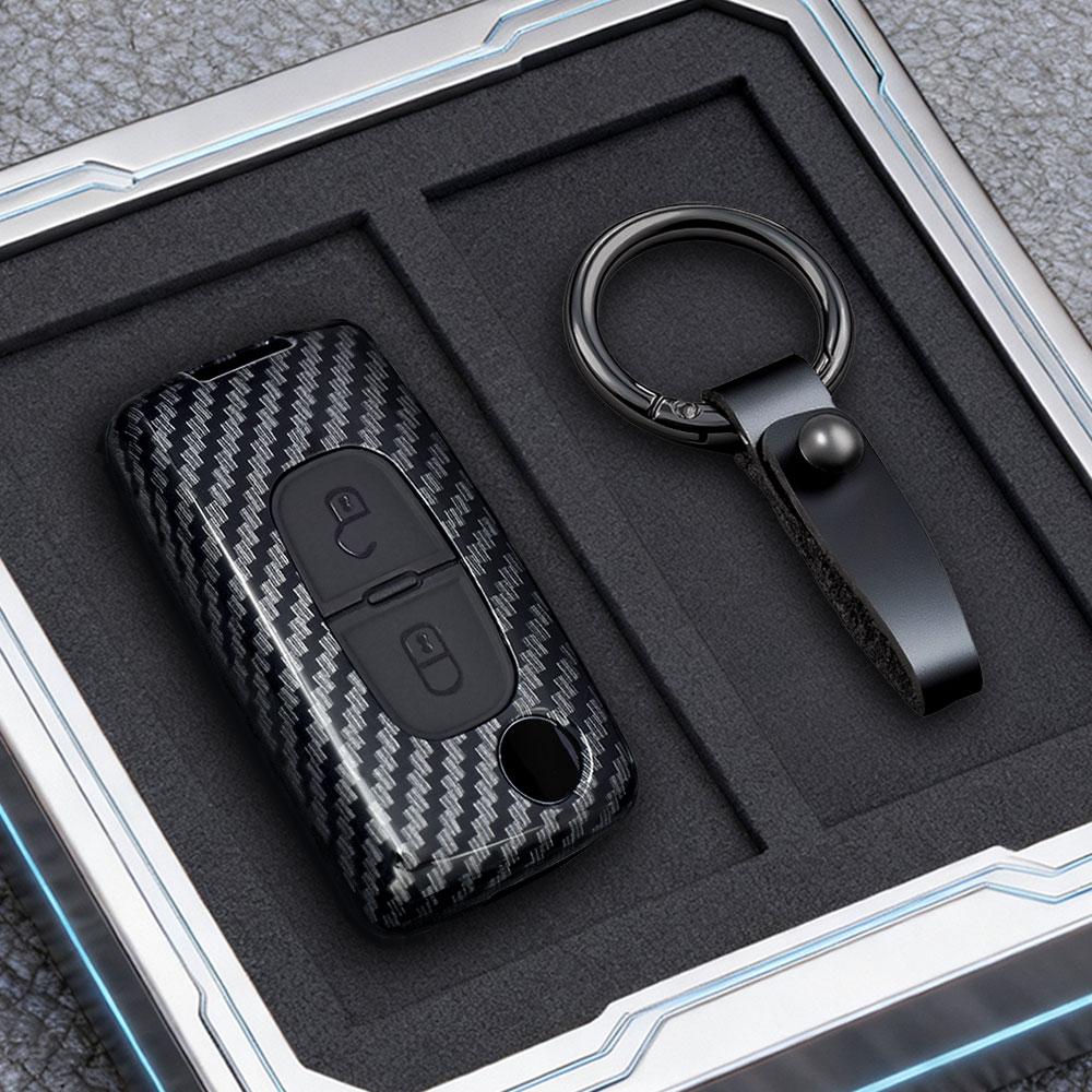

2 3 Button Carbon Car Key Case Cover Holder Shell For Peugeot 308 207 307 3008 5008 Fob For Citroen C2 C3 C4 C8 Keys Accessories