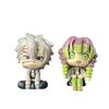 Q Style Shinazugawa Sanemi Kanroji Mitsuri Collectible Action Figures Anime Model Dolls For Anime Fans