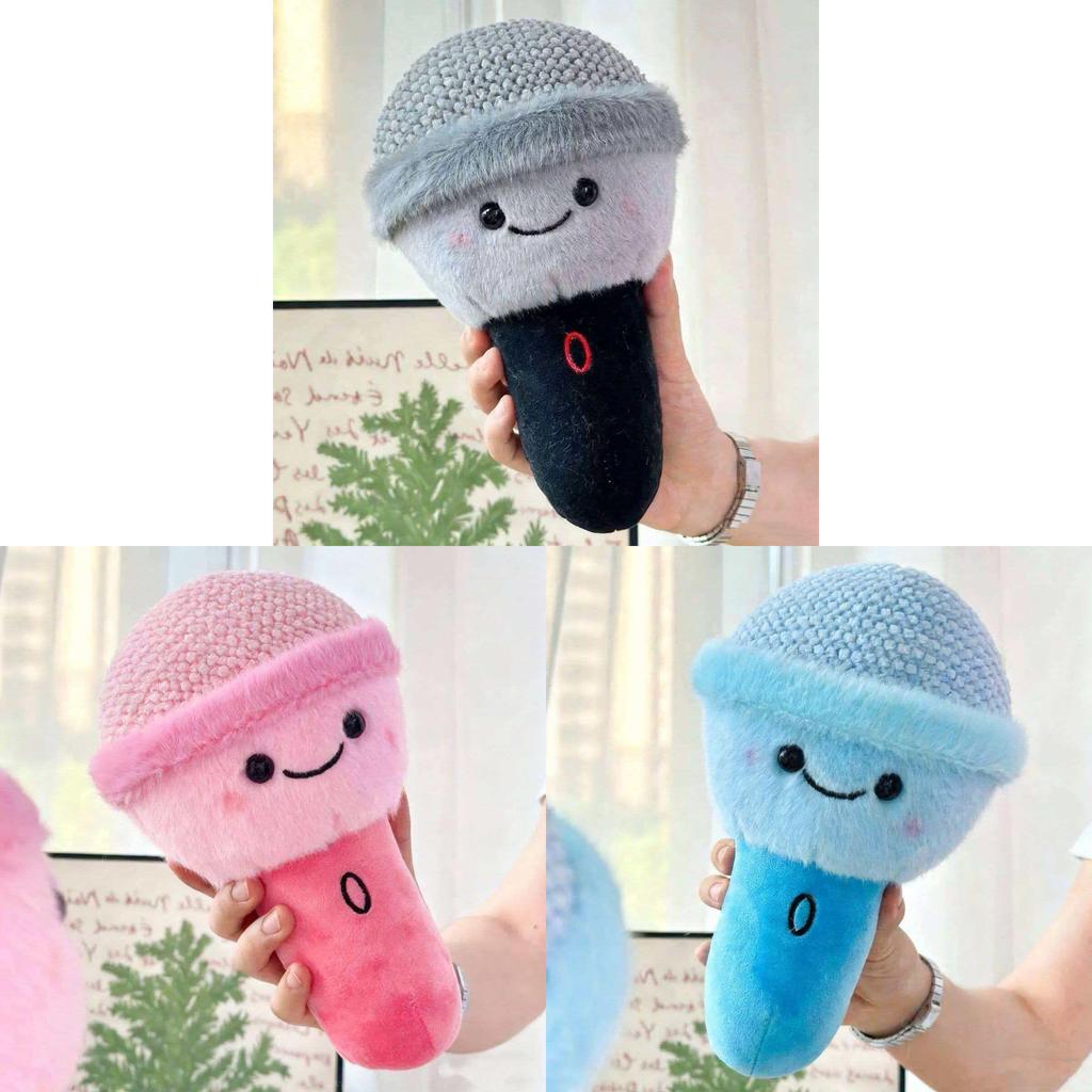 Plush Claw Machine Toy With Microphone For Kids And Adults Home Arcade Decor