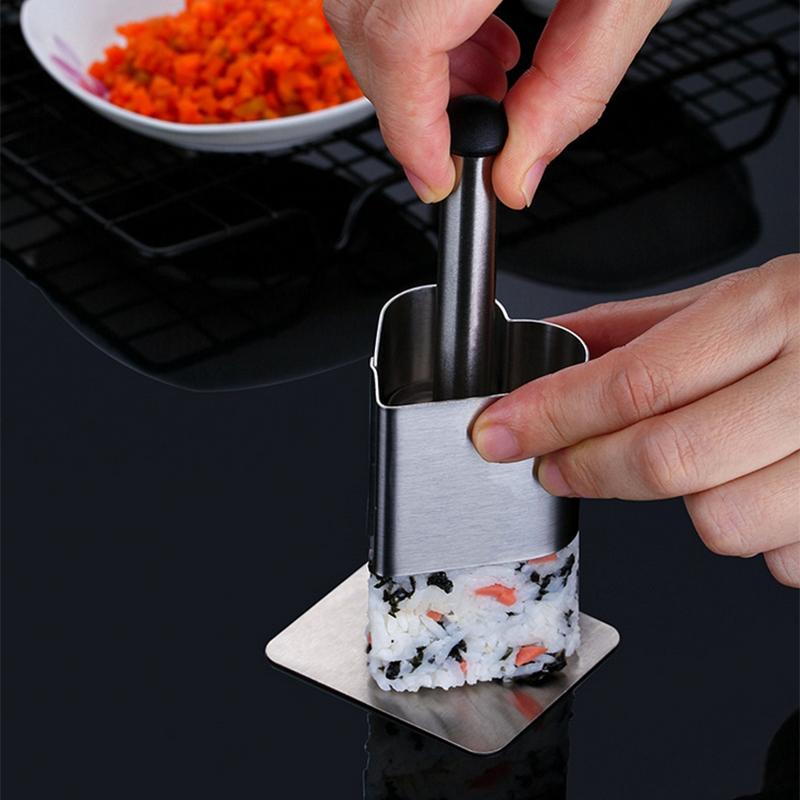 Forma do ryżu ze stali nierdzewnej 304, gospodarstwa domowego, spożywcza, forma do sushi, forma DIY do jedzenia uzupełniającego dla dzieci, narzędzia do sushi