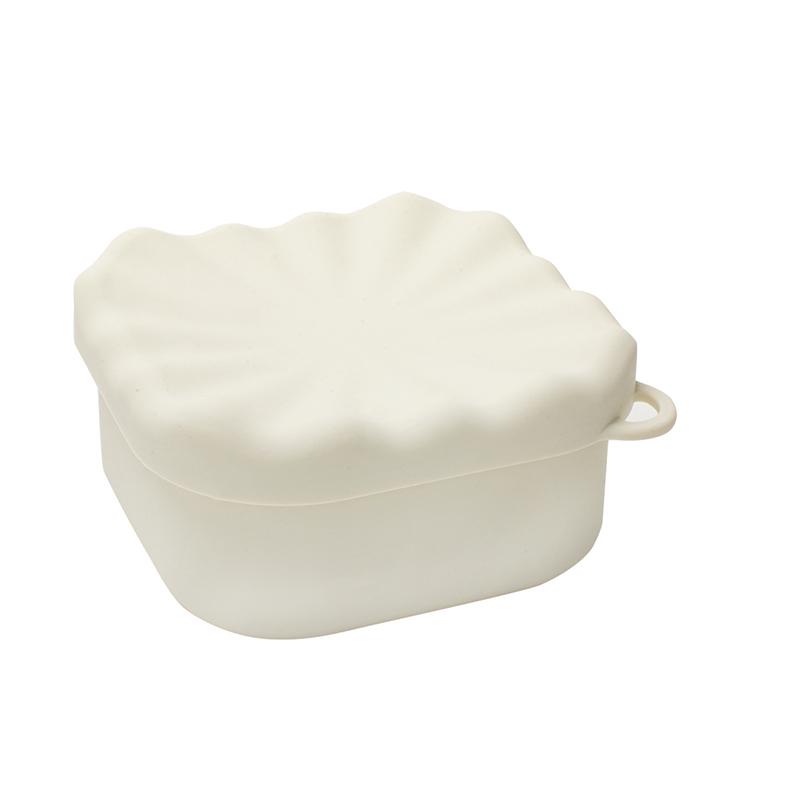

Silicone Snack Container With Lid Silicone Food Storage Containers, Baby Snack Container Small Lunch Container For Kids, Daycare бежевий