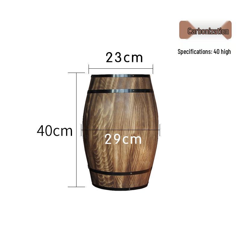 Wooden Wine Barrel Decoration - Oak Beer Barrel Wedding & Bar Photography Prop Default
