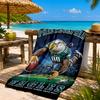 Asciugamano da Spiaggia Philadelphia Eagles, Asciugatura Rapida, Facile da Curare, Adatto Sia per il Fitness che per le Vacanze al Mare, Essenziale per lo Sport