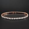 Diamond Elastic Bracelet Hip Hop Bracelet Single Row Diamond Bracelet with Simple and Versatile Style Diamond Bracelet Jewelry Zircon Bracelet