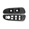 BASIKER Driver And Passenger Black Door Window Switch Panel Bezel For 2002 To 2010 Dodge Ram 1500 2500 3500 Front Right And Left Window Button Border