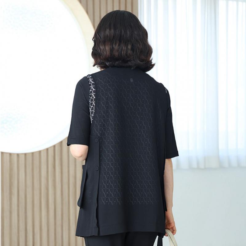 Shiz Madam Modern Sheer 3d Pocket Vest J31821