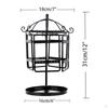 Rotary Jewelry Display Stand Organizer Necklace High Capacity Creative Metal Organize