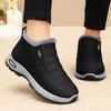Women's Winter Cotton Shoes – Warm Lined Large-Size Thickened Plush Snow Boots, Anti-Cold Insulated Short Boots for Winter Outdoor Wear