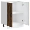 Kalmar Kitchen Base Cabinet In Smoked Oak Finish 60 X 46 X 81.5 Cm