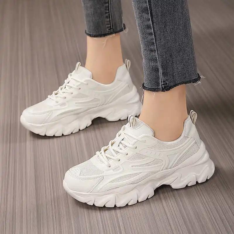 Big Sole Without Heels Women Sneakers Sneakers Women's Sports Basketball Sports Shoes Woman Popular Cheapest Idea Supplies