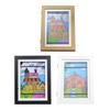 A4 Children Art Frame Sets Size Wooden Replaceable Photo Display for Poster Photo Drawing Paintings Pictures Display