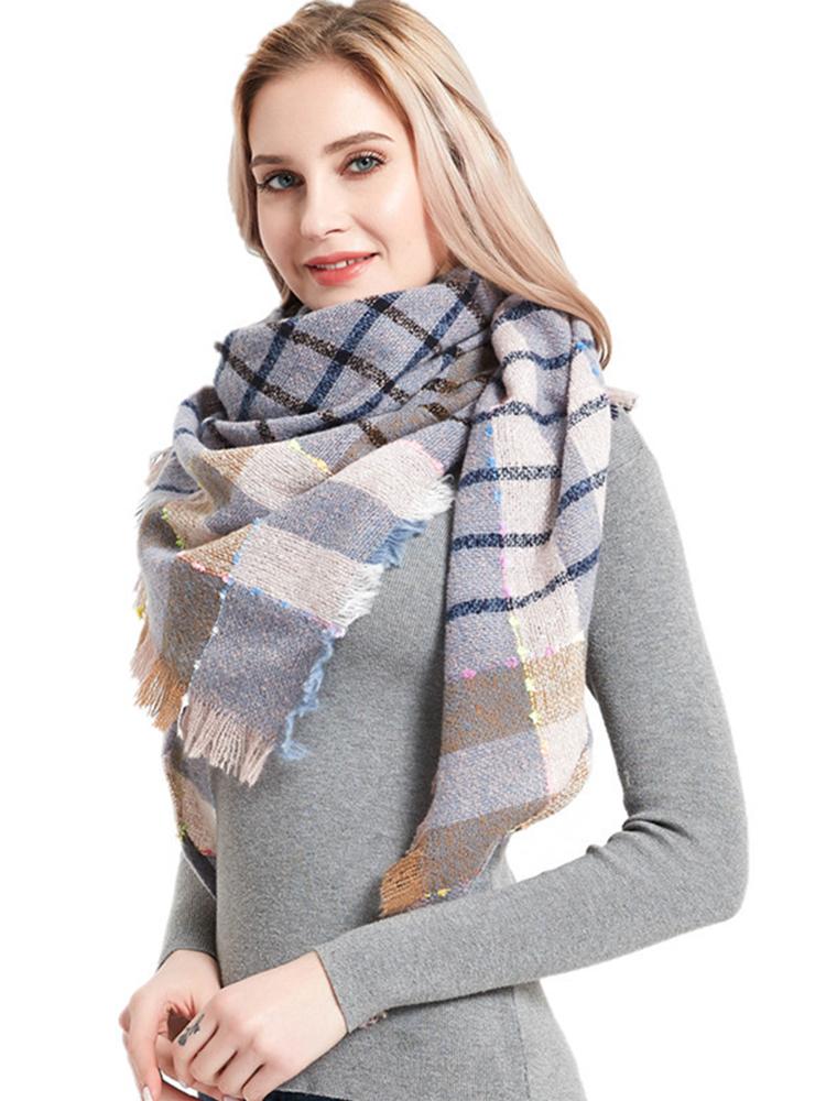 Fashion Imitation Cashmere Women Triangle Scarf Autumn Winter Scarve Pashmina Mujer Female Echarpe Hiver Foulard Bufanda Shawls
