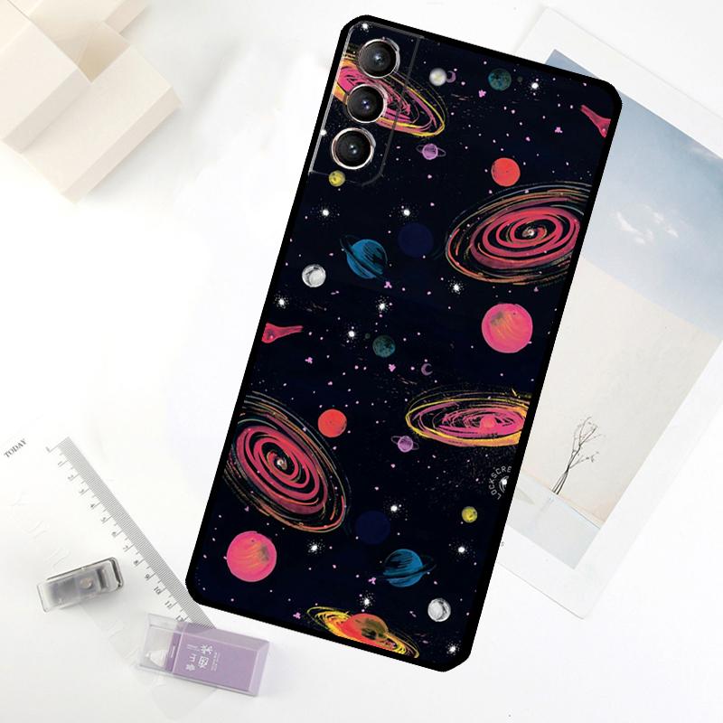 

Magic Space Planet Phone Case For Samsung Galaxy S20 FE S21 S22 S23 S24 S25 S26 Ultra S10 S25 Plus S25 FE Cover Galaxy S21 FE