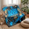 Olympique Lyonnais FC Soft Flannel Fleece Blanket Lightweight Cozy Warm Throw Blanket For Sofa Bed Home Decor