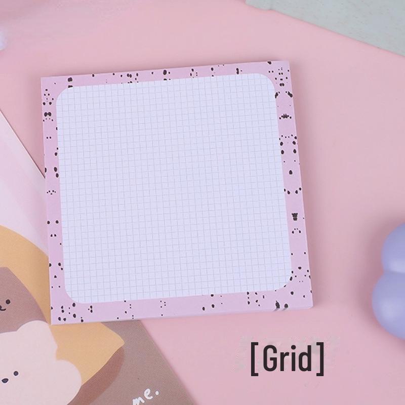 

Нелипкий портативный блокнот с защитой от брызг чернил: Простая, удобная и понятная для студентов книга сообщений 50 Sheets