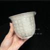 Tazza da tè grande in argento sterling 999 ceramica argento dorato degustazione singola tè tazza maestro Baifu