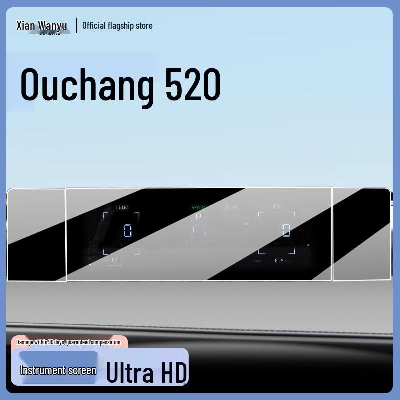 Changan Oshan 520 Center Console Tempered Film Screen Protector, 2025 Model.
