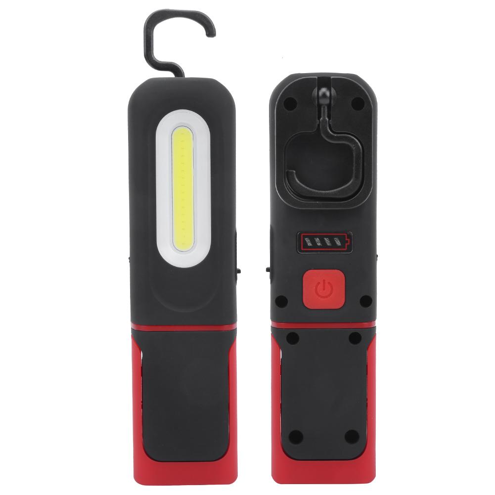 5W Portable COB Working Light Adjustable Multifunction Magnetic Emergency Flashlight USB Charging