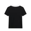 TAOP&ZA Spring/Summer Women's Polo Collar Short Sleeve Knit T-Shirt