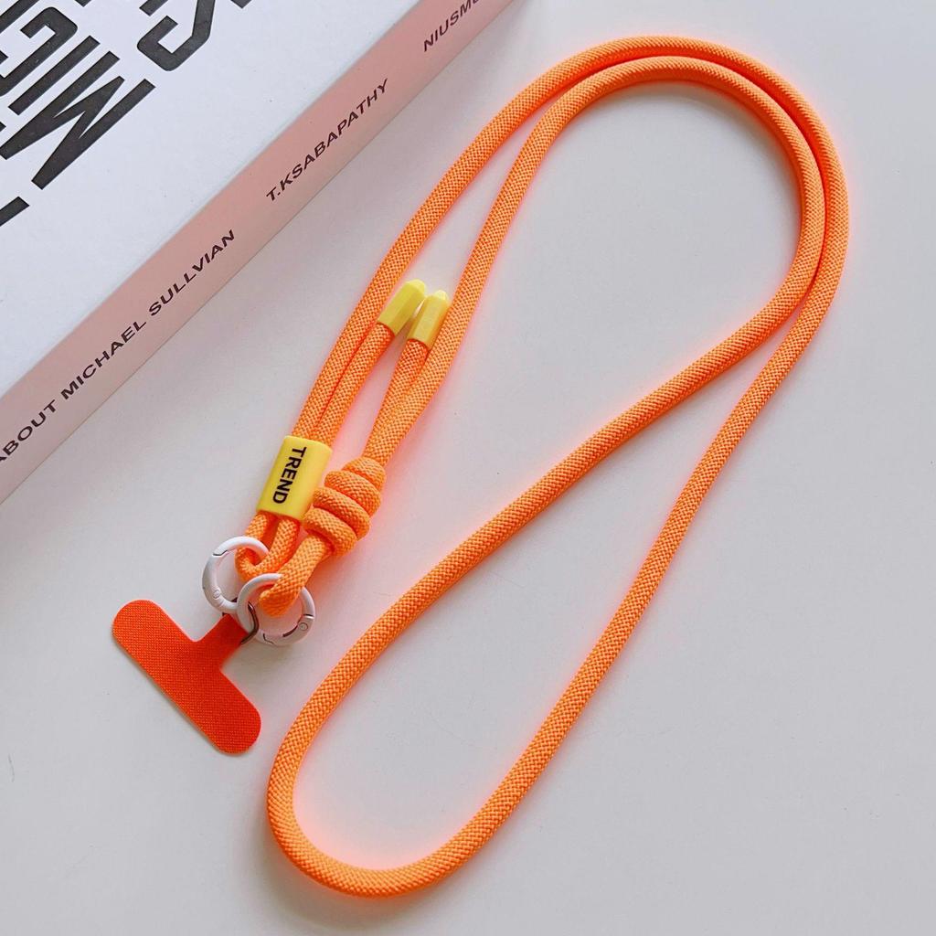 Versatile Adjustable Crossbody Phone & Camera Lanyard - Woven Anti-Lost Strap for Outdoor Sports.