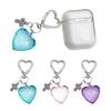 Elegant Heart Keychain Pendant Key Charm Keyring for Everyday Use and Travel