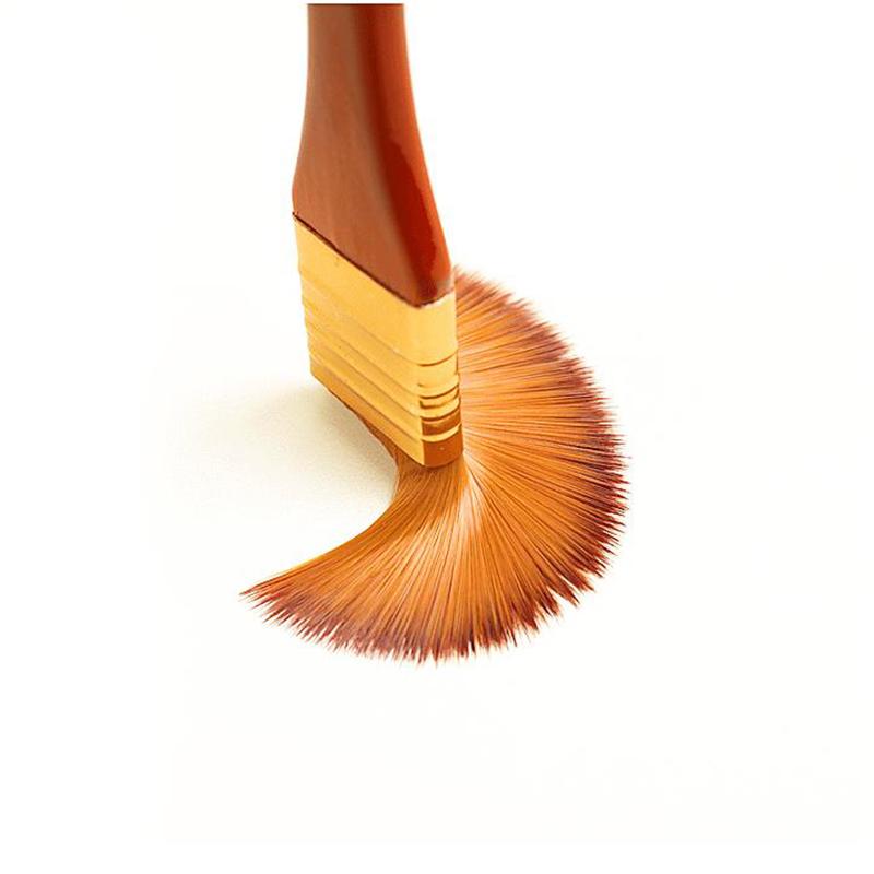 Utazási művészkefe nylon hajművészet kefe textil tárolótáska 11/13 darabos készlet akvarell olajfestéshez akrilfestéshez