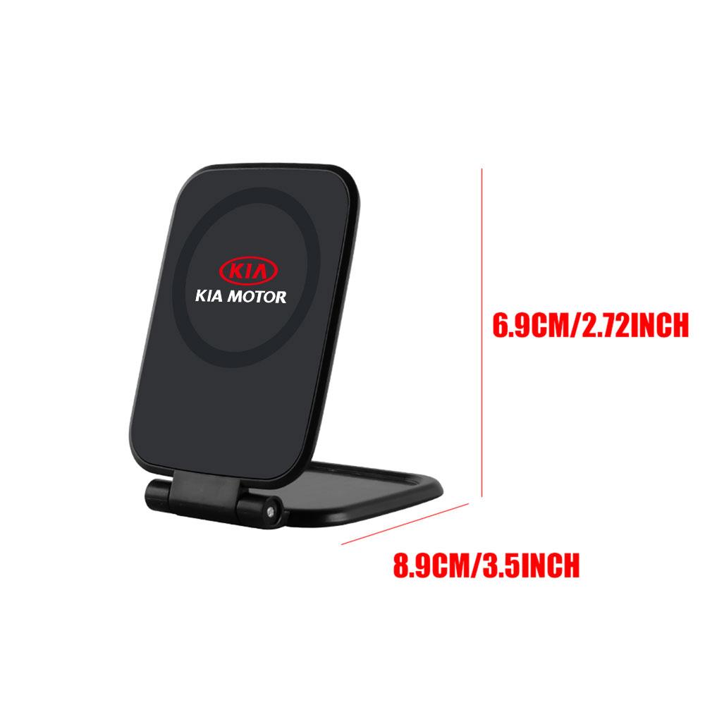 New Car Magnetic magsafe Phone Holder Foldable Anti-shake Mobile Stand for Kia Sportage 3 Rio K2 Ceed Carnival Picanto Soul EV6JE1