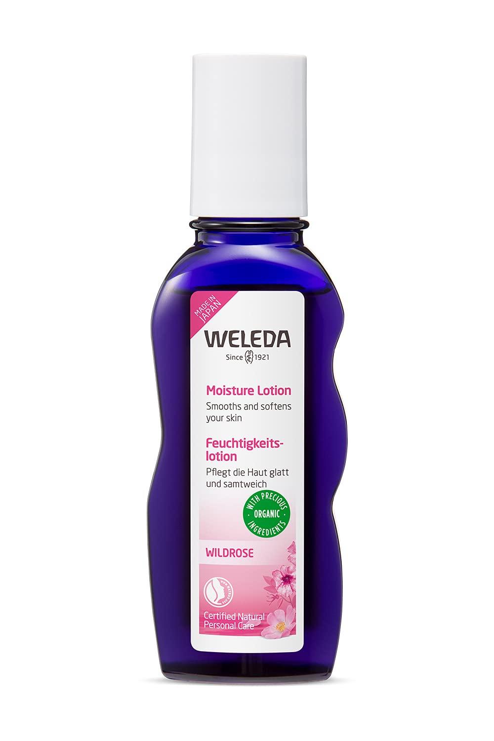 

WELEDA Wild Rose Moisture Lotion 100 мл Увлажняющий лосьон Свежий аромат розы Натуральные ингредиенты Органический [Официальный]